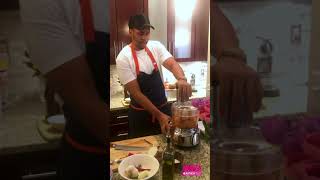 Chef Andre Fowles Peppered Shrimp Pasta