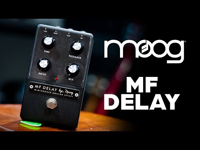 MOOG MF Delay pedal - YouTube