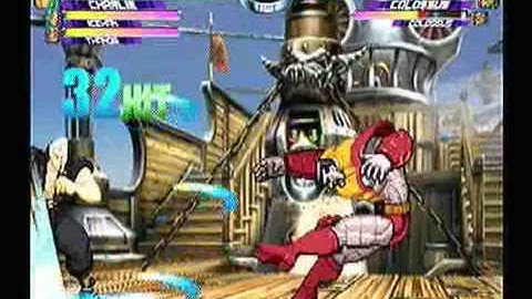 MvC2: Charlie Screen Shift/Lock 4x Sonic Break Combo