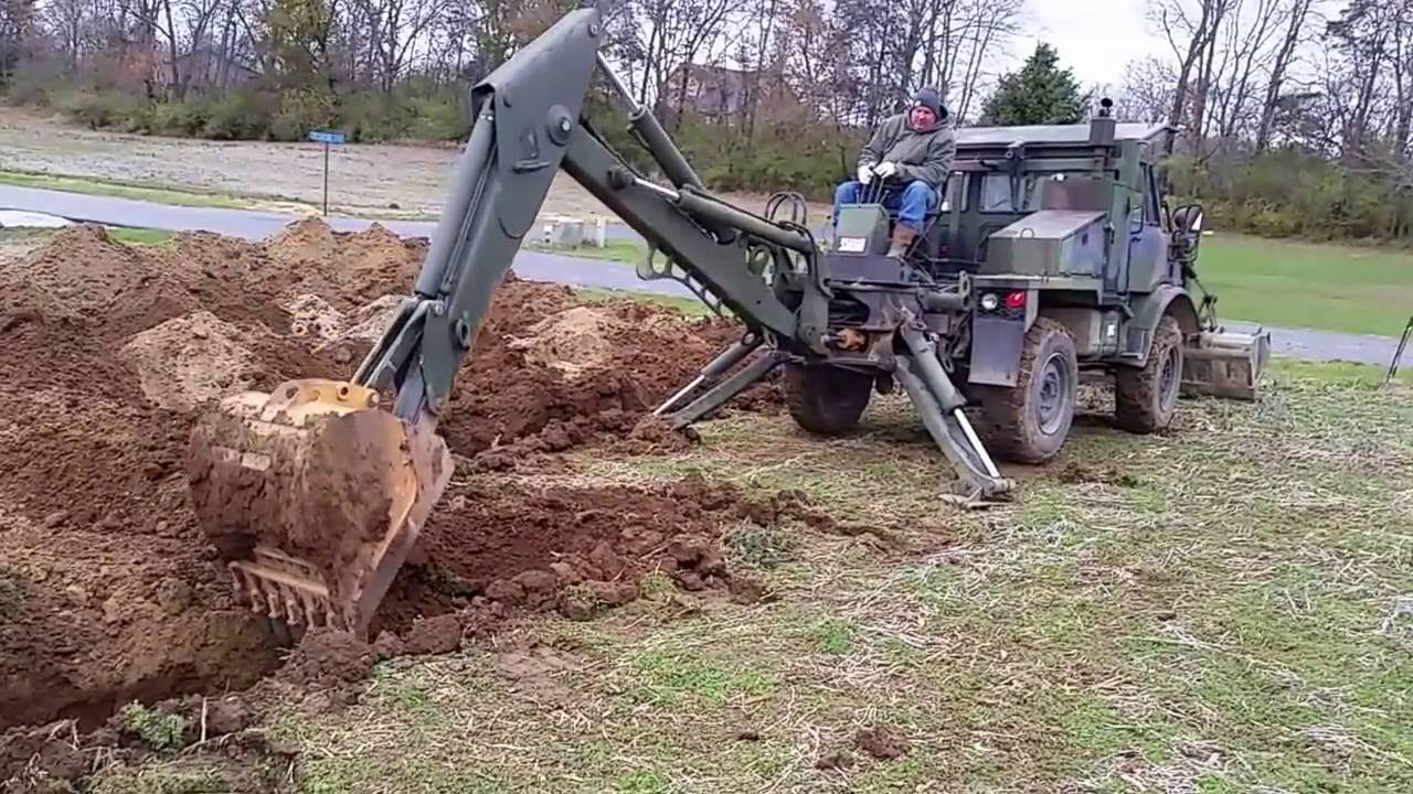 Unimog FLU419 finger system dig