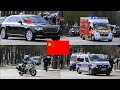 🇨🇳 Chinese President Xi Jinping Motorcade  in Paris