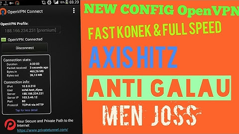 TERBARU Config OpenVPN Axis Hitz. Fast Konek Full Speed