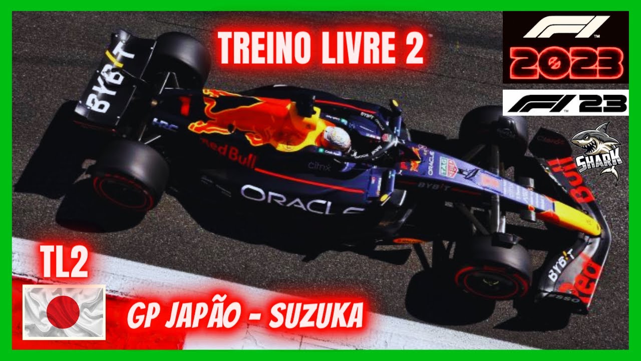 F1 23 TREINO LIVRE 2 GP JAPÃO SUZUKA LENOVO - AO VIVO BAND