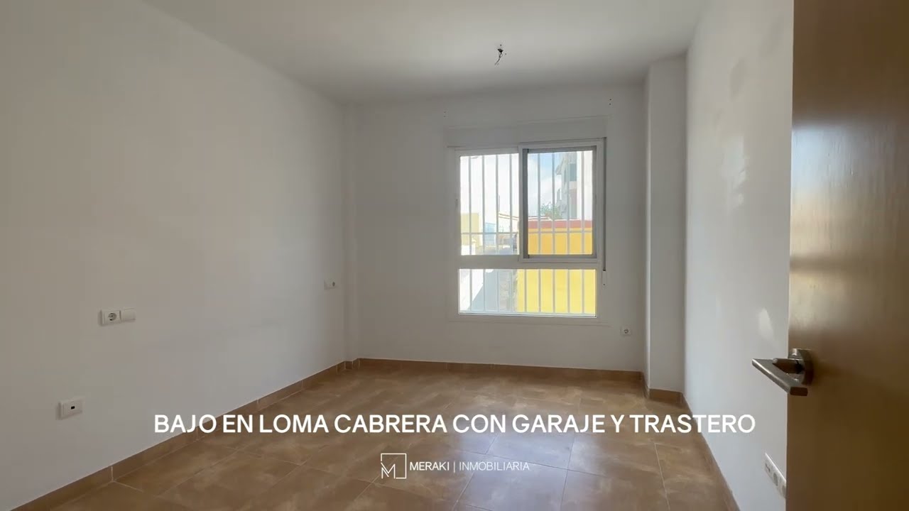 BAJO CON GARAJE Y TRASTERO EN CALLE EL PRADO - LOMA CABRERA