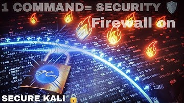 🔥 Enable Kali Linux Firewall Like a Pro (2025 UFW Setup Guide!)
