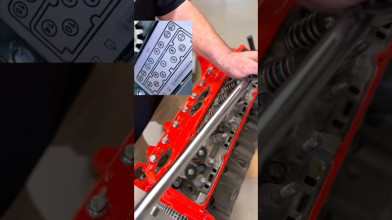 Torque sequence.. Steve on the 