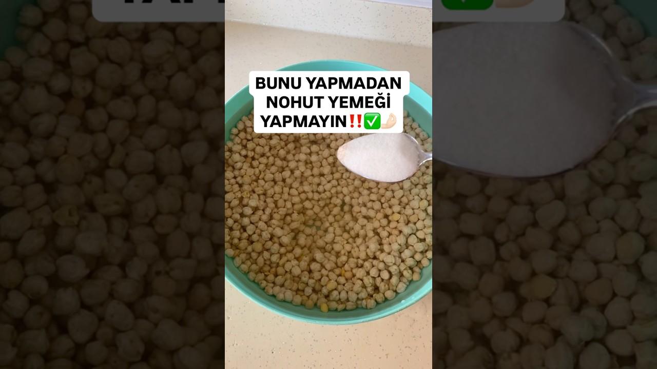 Nohut yemeği yaparken bunu mutlaka yapın/Mutfakta pratik bilgiler/Faydalı bilgiler/Nohut pilav