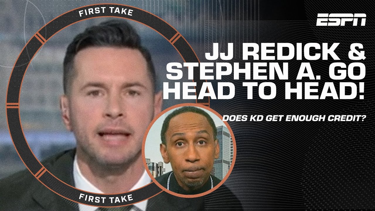 JJ Redick & Stephen A. DISAGREE on Kevin Durant getting ENOUGH credit as a leader 🍿 | First Take