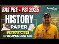 RAS PRE + PSI 2025 I HISTORY PAPER Discussion by Bhoopendra Sir I Springboard Academy Jodhpur