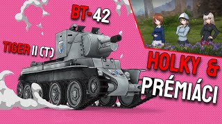 Nové prémiové tanky od anime holek - BT-42 a Tiger II (T) - Girls und Panzer
