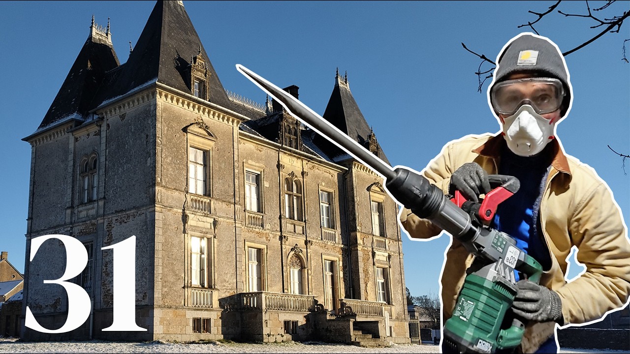 Demolition time: this wall HAD to come down...