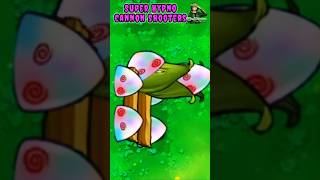 Super Hypno Cannon Shooters - Plants Vs Zombies #shorts #PVZ #pvz2 #Pvzhack #PVZmod #pvz3 #PVZ4