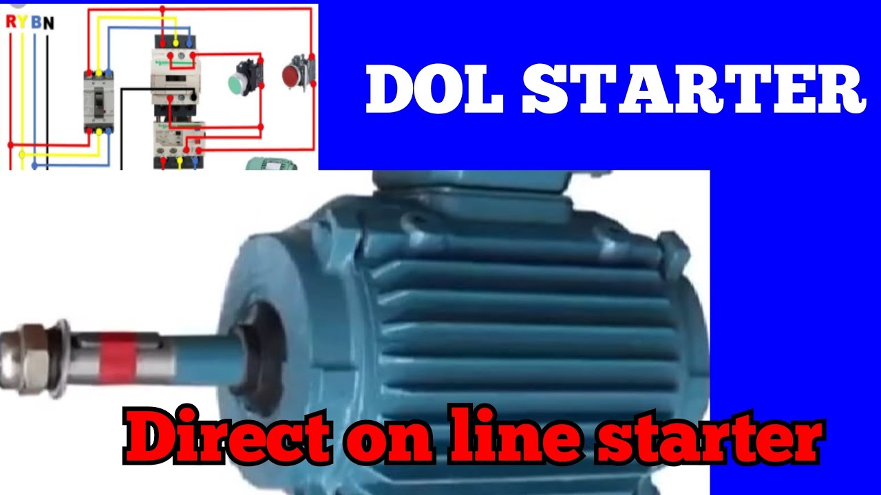 Direct online starterDOL starter power wiringDirect online starter