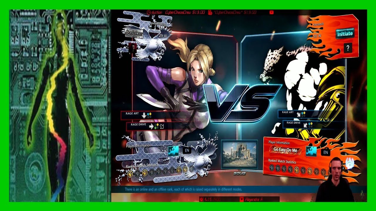 raven666wings vs Kazzanub [Online, Ranked] [Tekken 7] [1080p]
