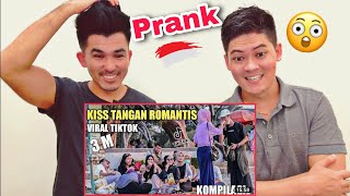 KOMPILASI K*SS TANGAN ROMANTIS REAKSI | VIRAL TIKTOK | FUNNY PRANK😂