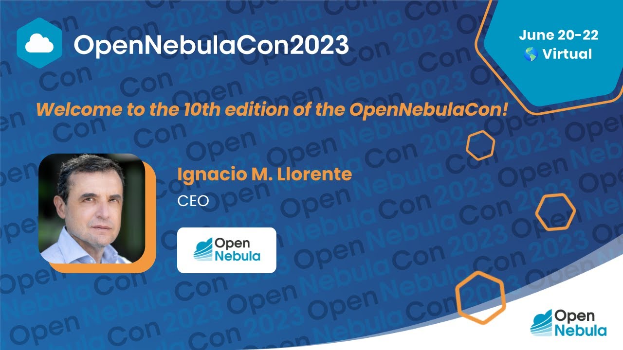OpenNebulaCon2023 - Welcome to the 10th edition of the OpenNebula Conference