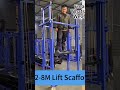 0.5T 2-8M Mobile Telescopic Frame Electric Lifting Folding Platform Scaffold Lift Scaffolding