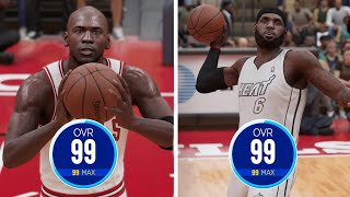 Scoring a Full Court Shot with Every 99 Overall in NBA 2K23