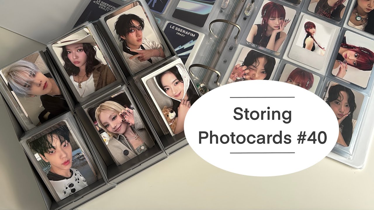 Storing & Organising Photocards In My Binder #40 (●´ω｀●)