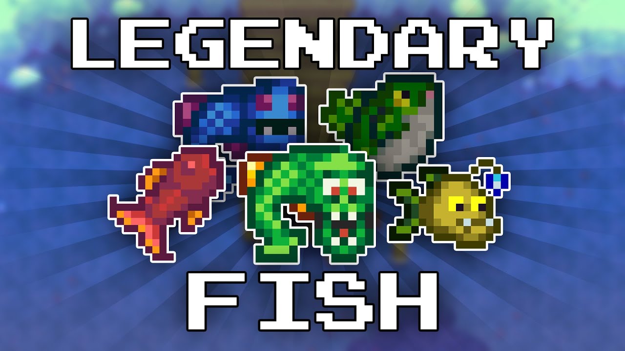 Stardew Valley - Legendary Fish; How to Catch & Locations 