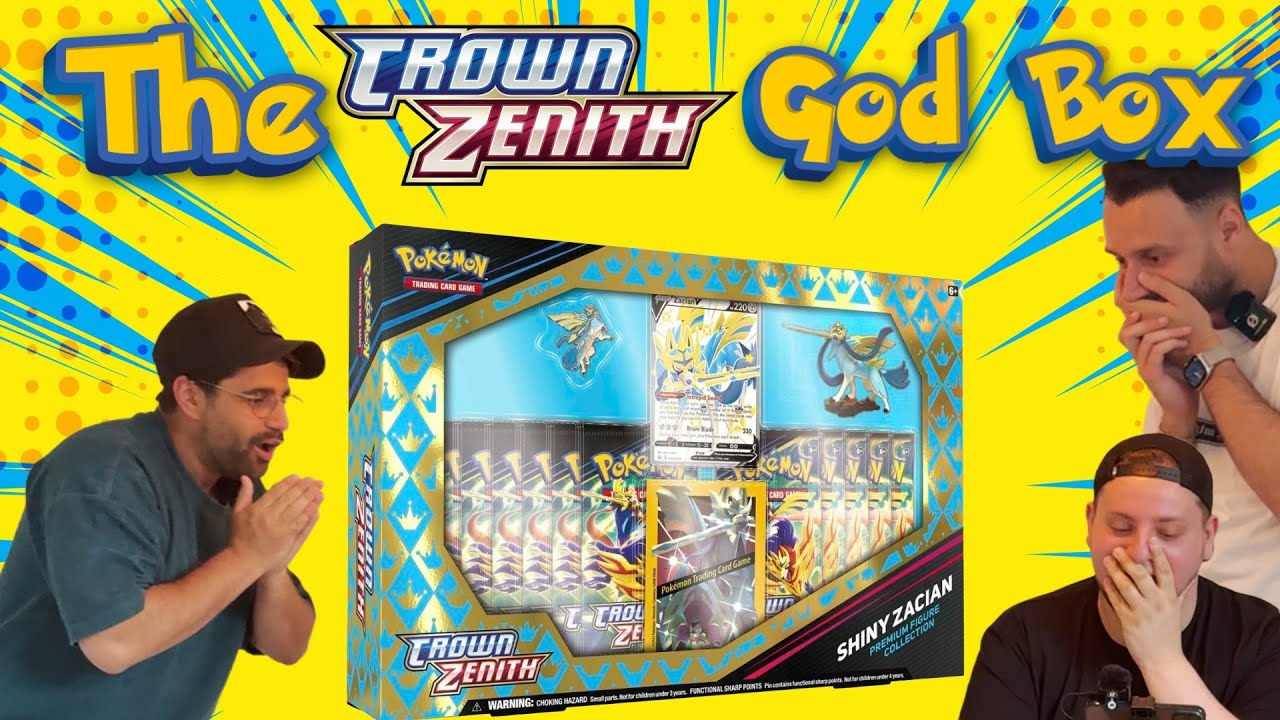 Crown Zenith Is An Actual Cheat Code For Massive Pulls | Zacian Premium Figure Collection Opening