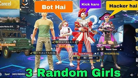 Random conquer pro player call me  noob then l challenge for 3v1 TDm pubg mobile