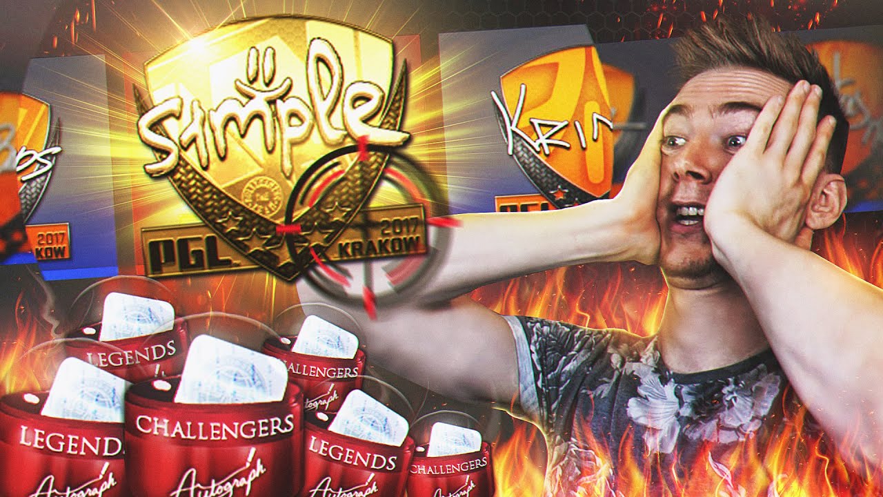 Охочусь за ЗОЛОТЫМ АВТОГРАФОМ СИМПЛА! (Открытие Капсул Краков 2017)