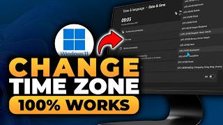 How To Change Windows 11 Time Zone (𝟮𝟬𝟮𝟲) | 100% WORKS | NO Yapping, To The Point! | FAST & EASY
