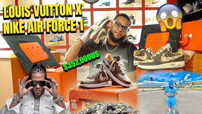 The Louis Vuitton x Nike Air Force 1's Covert Journey to the