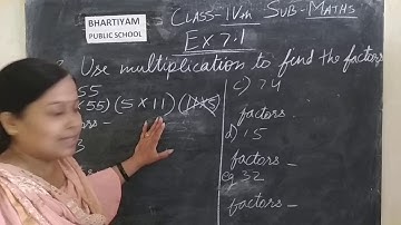 Bhartiyam Public School | Class 4|Ch 7(Part2)