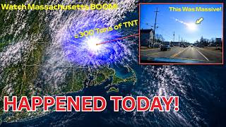 Massive Meteor Blast Over Massachusetts — NASA Confirms 300 Tons of TNT | Viral Footage