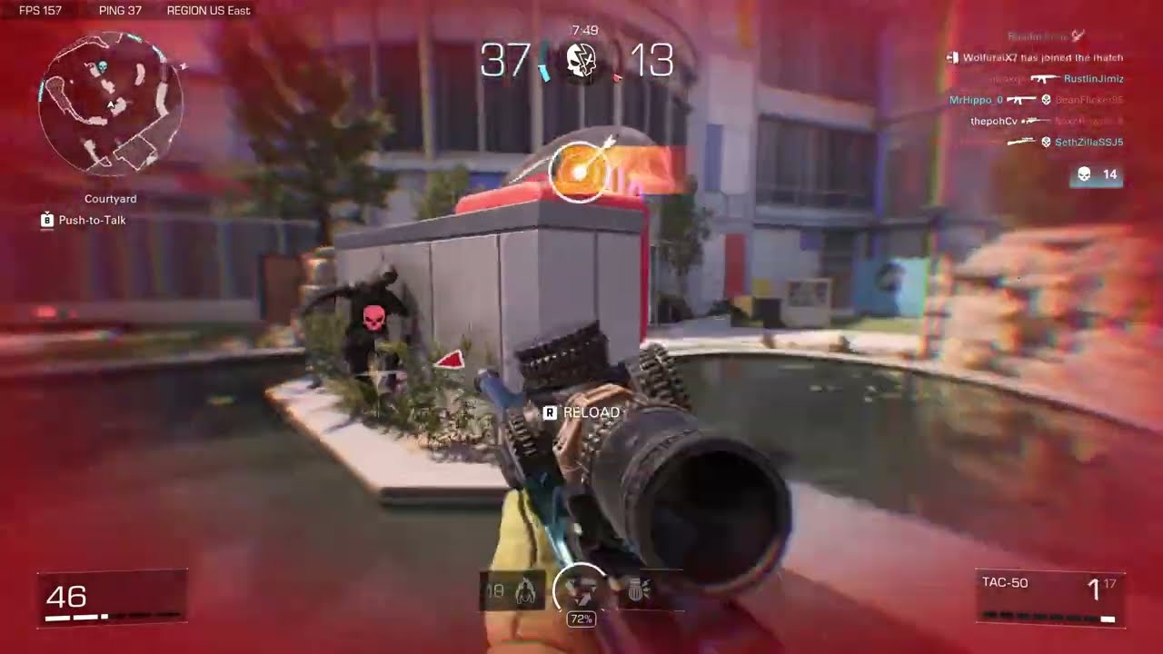 TAC-50 Titanium Azure / D50 16 Killstreak - xDefiant