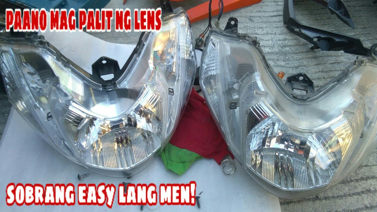 How to change mio i 125 lens / paano mag palalit ng lens ng mio i 125