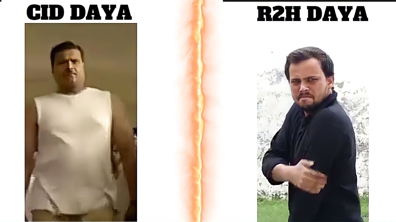 CID DAYA 😄V/S R2H DAYA,🤣🤣😂🤣#short #meme #r2hmeme - YouTube