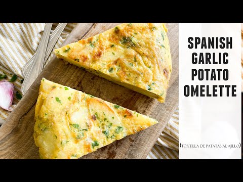 Spanish Garlic Potato Omelette The ONE Omelette that TOPS them ALL