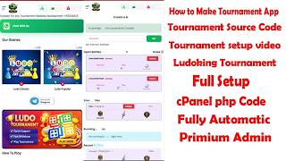 How to make any Tournament App | Source code of Tournament app | Ludo Tournament Ludoking screenshot 1