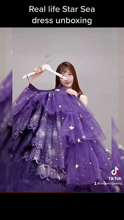 REAL LIFE STAR SEA DRESS UNBOXING #lovenikki #shiningnikki