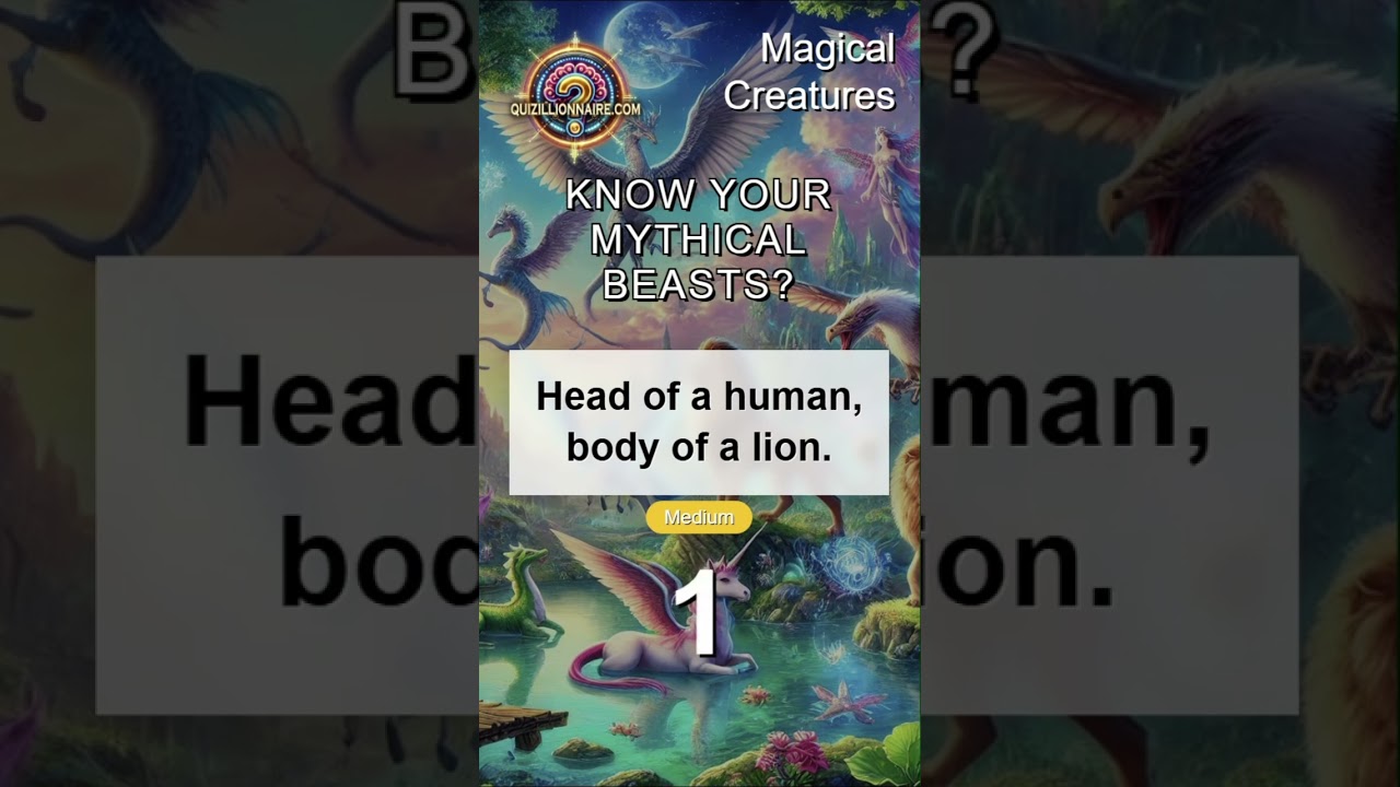 Name the Magical Creature! ✨ Test Your Fantasy Knowledge! 