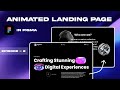 Animated Landing Page in Figma - Episode 2 | Figma Tutorial