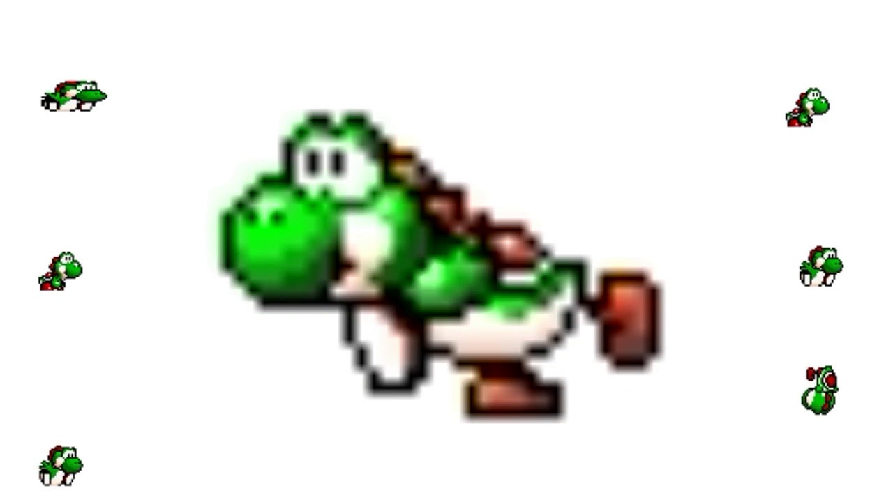 ヨッシーが30秒くらい走るだけの動画【ヨッシー】 - YouTube