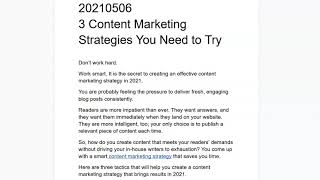 20210506 3 Content Marketing Strategies You Need to Try
