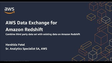 AWS Data Exchange for Amazon Redshift demo | Amazon Web Services