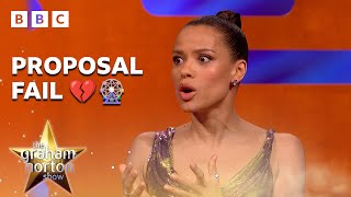 Gugu Mbatha-Raw witnessed a proposal gone wrong | The Graham Norton Show - BBC