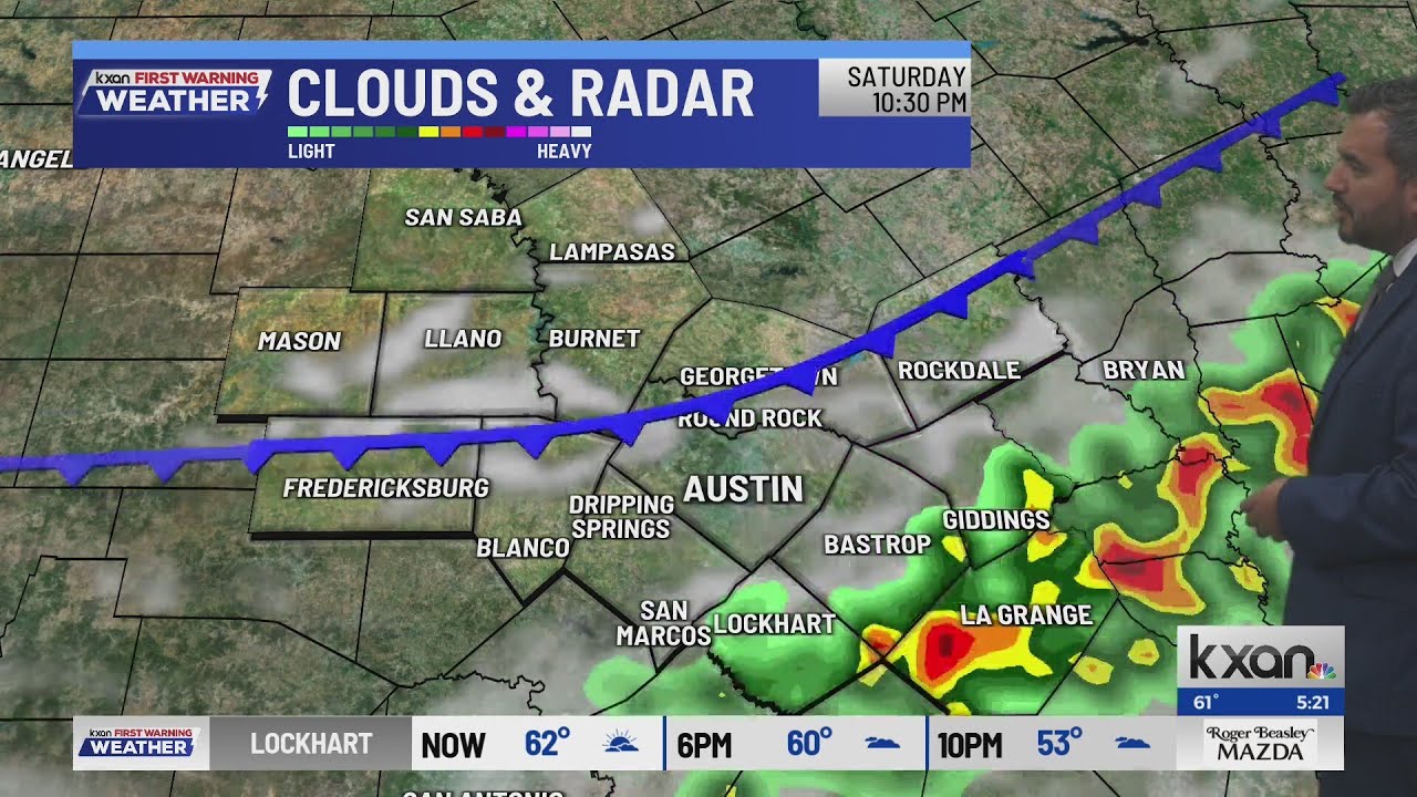 Rain chances returning this weekend ahead of next front | KXAN weather ...