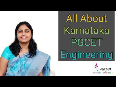 All about PGCET 2020 (Engineering) - Karnataka (ONLINE COACHING FOR PGCET)