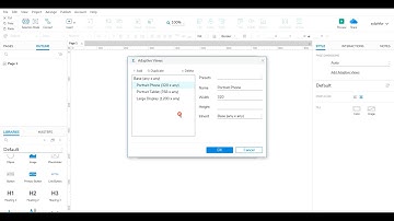 Axure Adaptive View 1