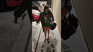 Snowstorm and flipflops