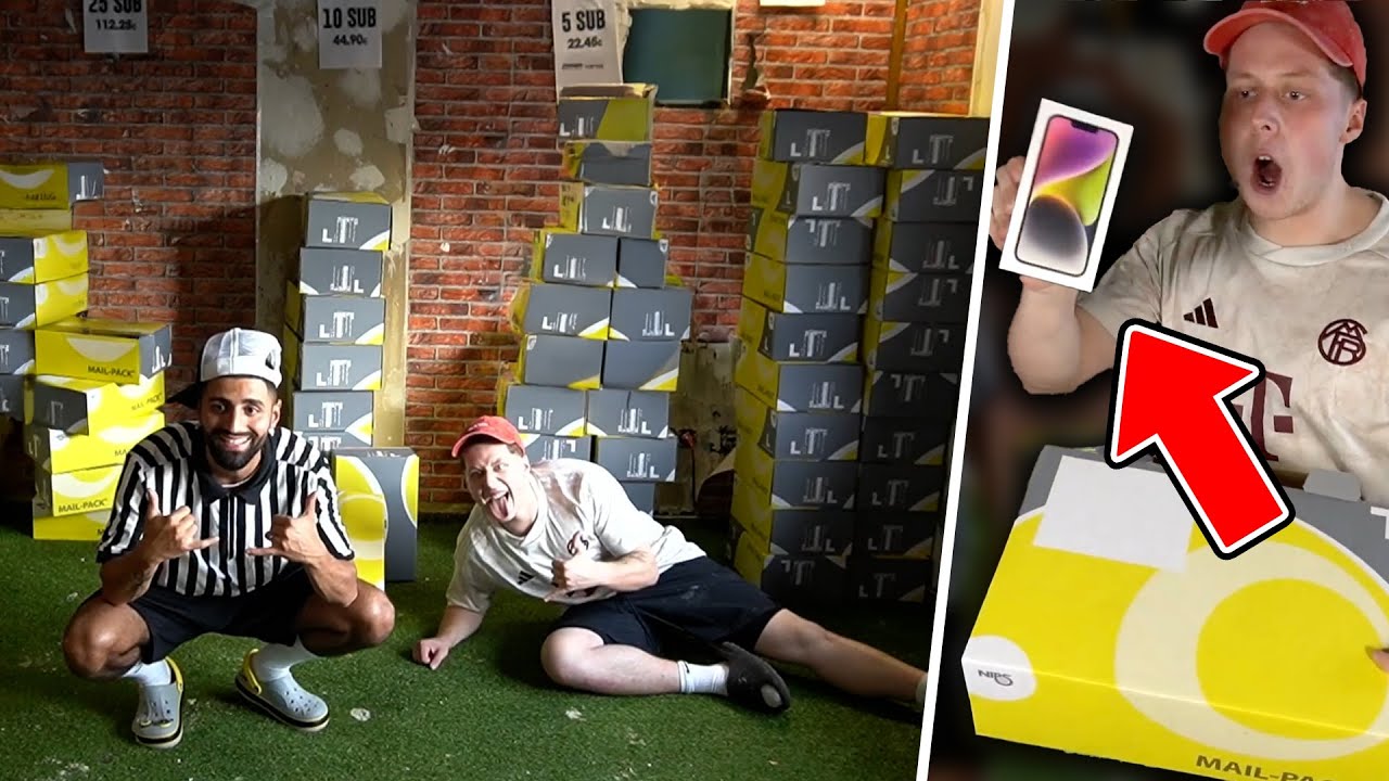Jordan & Semih 10.000€ ZUSCHAUER UNBOXING (iphone)