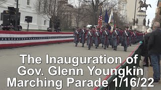 Inauguration of Governor Youngkin Marching Parade 1/17/22