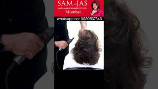 How to do Texturizing on Blow dryed Hair by Jas Sir From Sam and Jas Hair Makeup Academy Mumbai